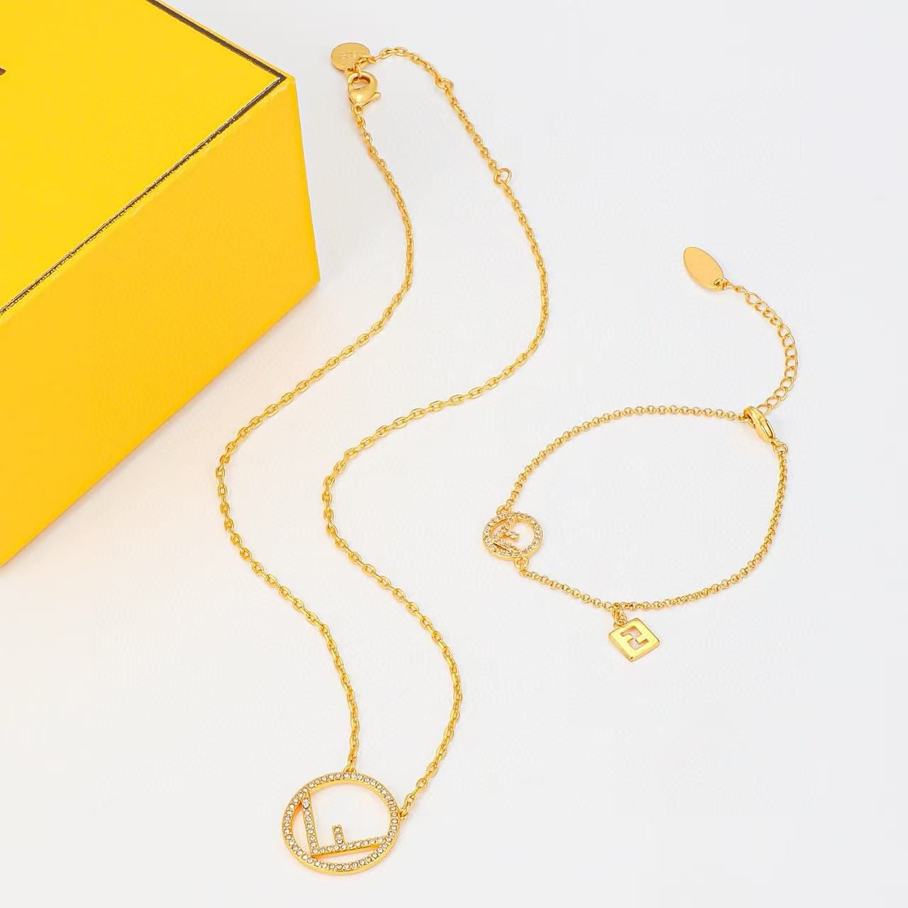 FANDI Necklace & Bracelet