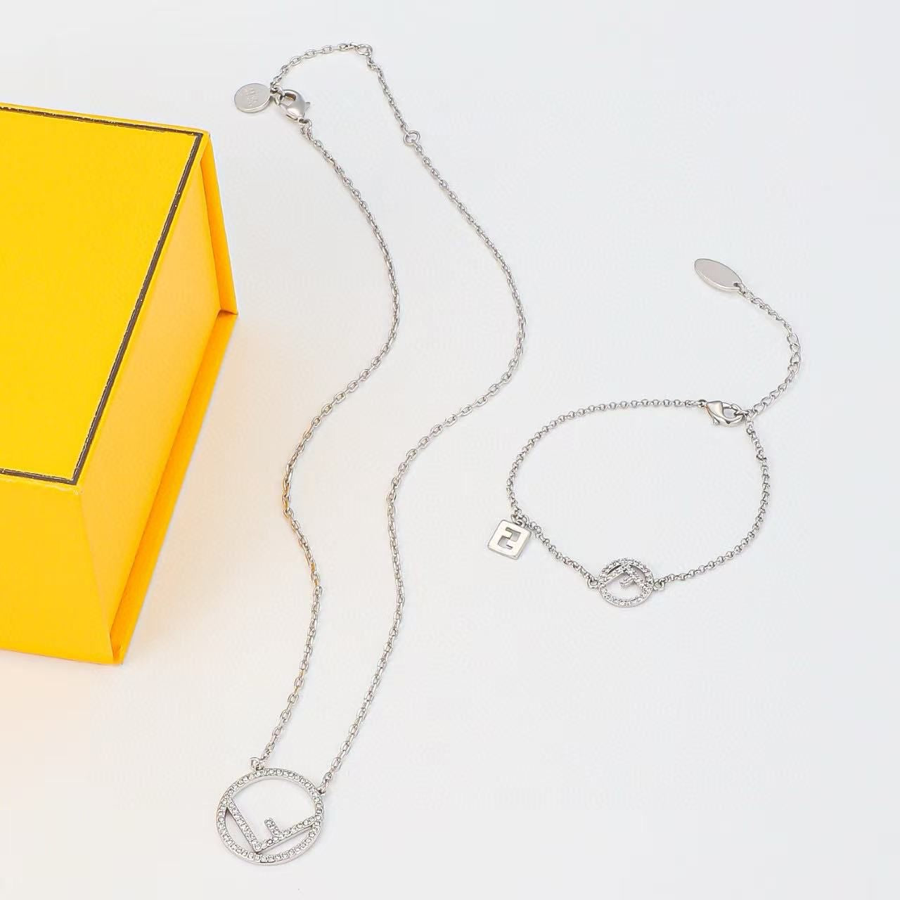 FANDI Necklace & Bracelet